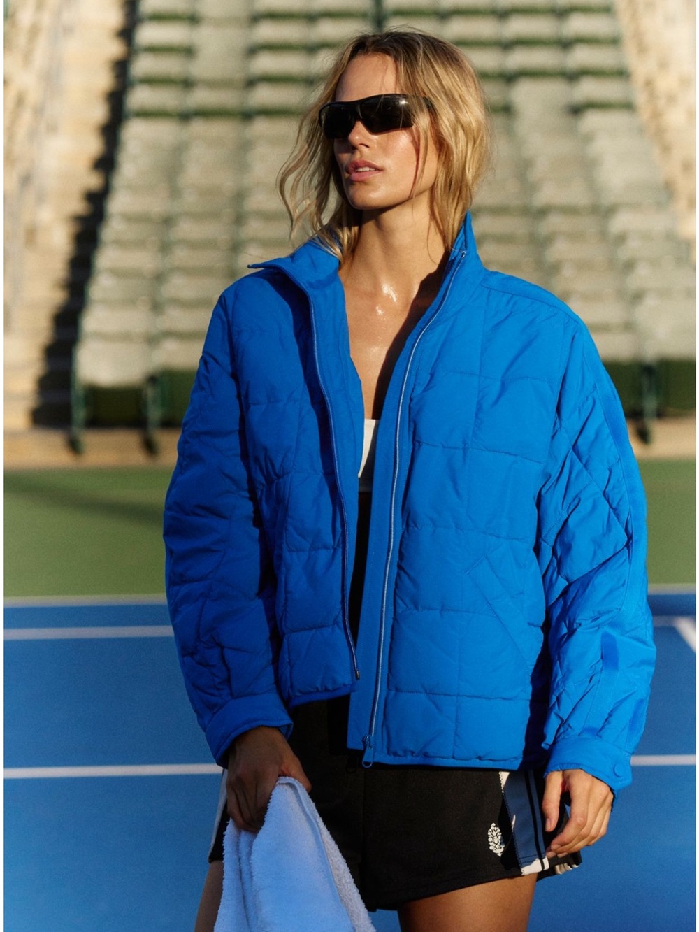 NWT free people movement pippa packable puffer in mid atlantic